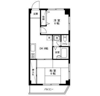 東京都板橋区東新町１丁目 賃貸マンション 2DK