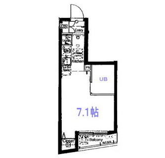 東京都新宿区上落合１丁目 賃貸マンション 1R