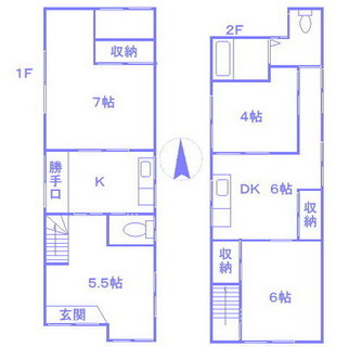 東京都豊島区駒込６丁目 賃貸一戸建て 4DK