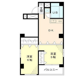 東京都台東区今戸１丁目 賃貸マンション 2DK