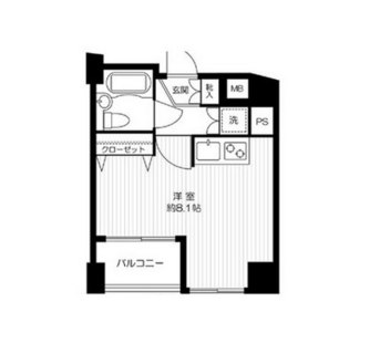 東京都品川区西五反田３丁目 賃貸マンション 1R