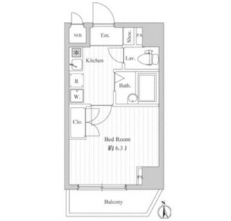 東京都中野区大和町３丁目 賃貸マンション 1K