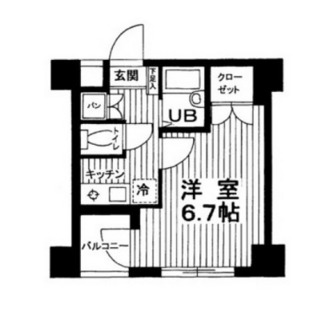 東京都世田谷区大原１丁目 賃貸マンション 1K