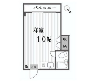 東京都渋谷区西原２丁目 賃貸マンション 1R