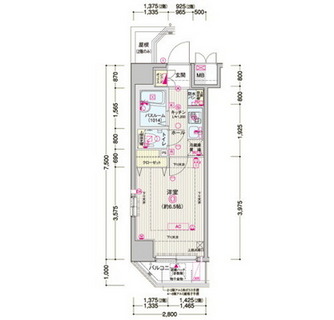 東京都豊島区池袋４丁目 賃貸マンション 1K