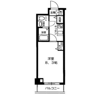 東京都北区滝野川４丁目 賃貸マンション 1K