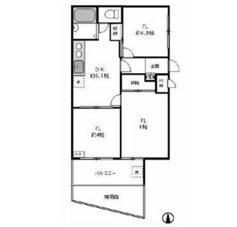 東京都新宿区中落合３丁目 賃貸マンション 3DK