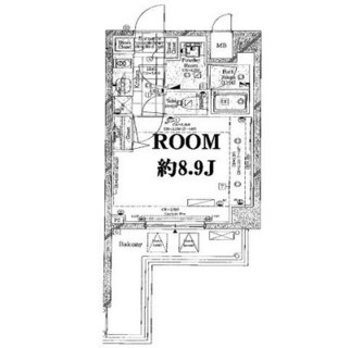 東京都港区芝２丁目 賃貸マンション 1K