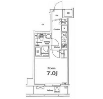 東京都大田区北千束１丁目 賃貸マンション 1K