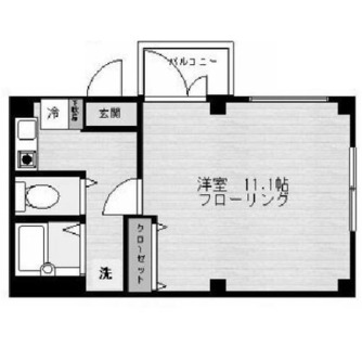 東京都中野区中野５丁目 賃貸マンション 1K
