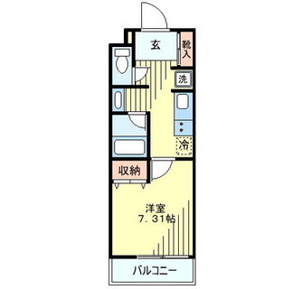 東京都練馬区高松１丁目 賃貸マンション 1K