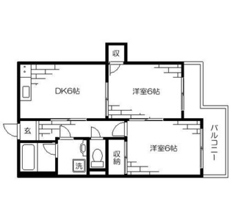 東京都練馬区早宮１丁目 賃貸マンション 2DK