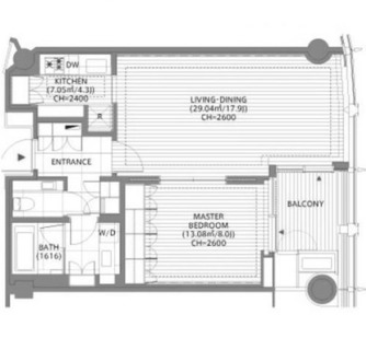 東京都港区虎ノ門１丁目 賃貸マンション 1LDK