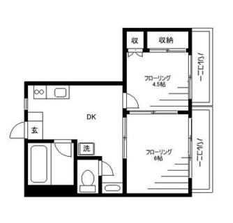 東京都板橋区志村２丁目 賃貸マンション 2DK