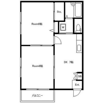 東京都北区赤羽西６丁目 賃貸マンション 2DK