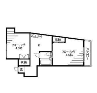 東京都北区滝野川７丁目 賃貸マンション 2K