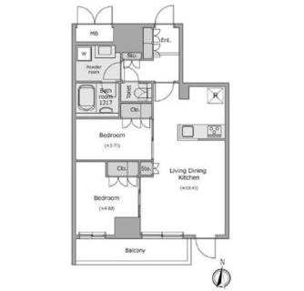 東京都荒川区東日暮里６丁目 賃貸マンション 2LDK