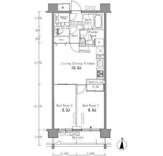 東京都北区滝野川３丁目 賃貸マンション 2LDK