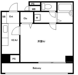 東京都板橋区志村１丁目 賃貸マンション 1K