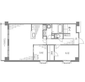 東京都板橋区新河岸２丁目 賃貸マンション 2LDK