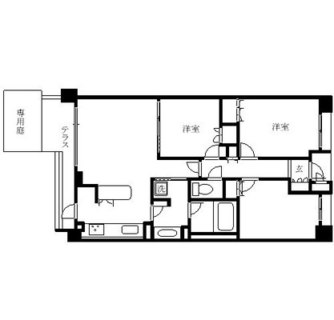 東京都豊島区巣鴨４丁目 賃貸マンション 2SLDK