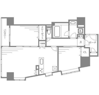 東京都北区滝野川３丁目 賃貸マンション 2LDK