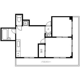 東京都北区王子本町２丁目 賃貸マンション 2DK