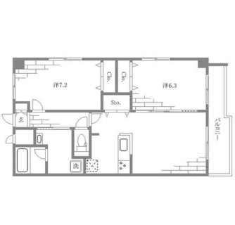 東京都豊島区巣鴨１丁目 賃貸マンション 2LDK