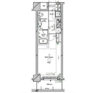 東京都北区田端３丁目 賃貸マンション 1K