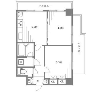 東京都豊島区東池袋５丁目 賃貸マンション 2K