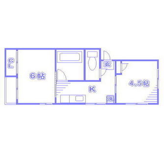 東京都北区王子２丁目 賃貸マンション 2K